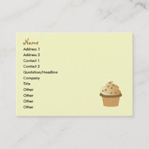 Cupcakes Business Card