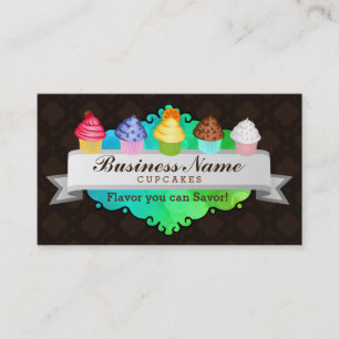 Cupcakes business cards
