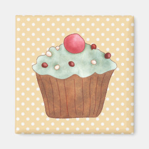 Cupcakes Cakes Pastry Magnet