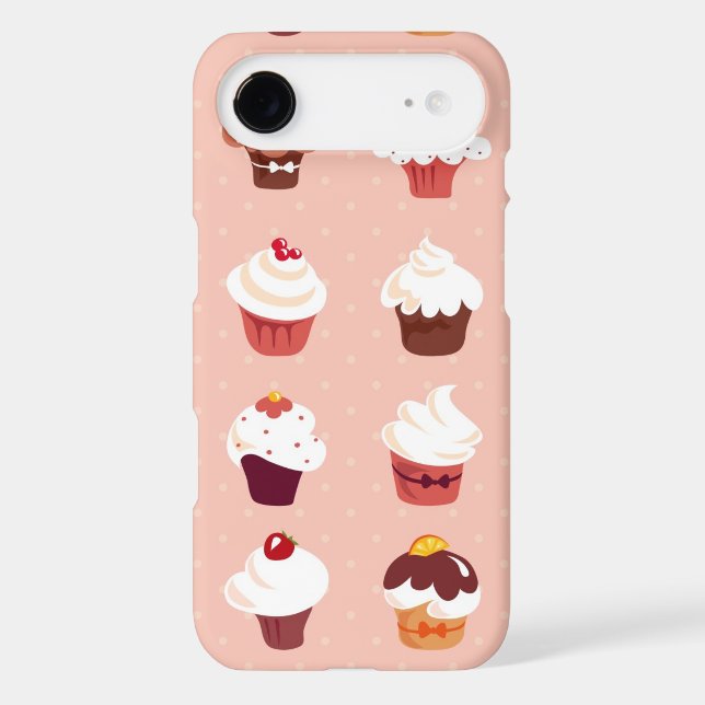 Cupcakes Case-Mate iPhone Case (Back)