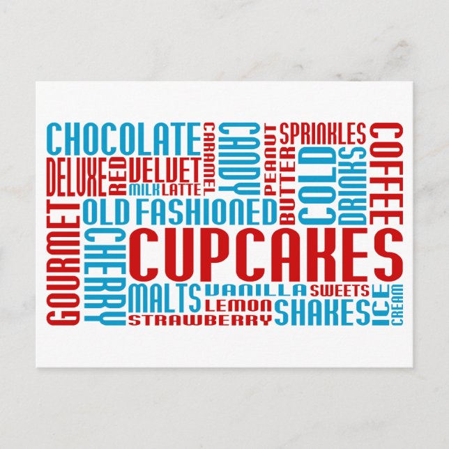 cupcakes chitChat Postcard (Front)