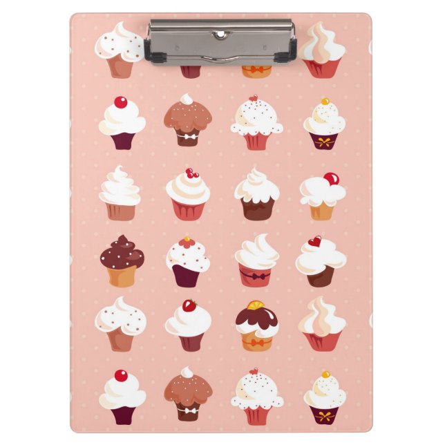 Cupcakes Clipboard (Front)