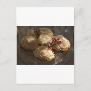 Cupcakes closeup postcard