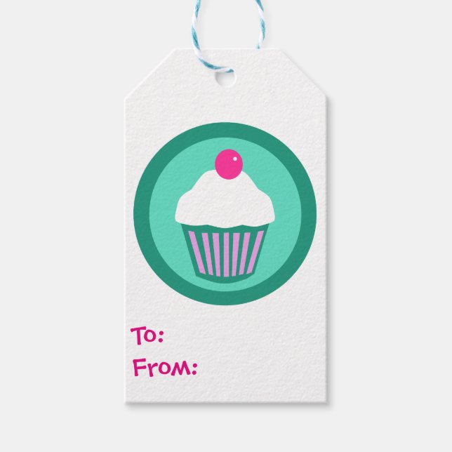 Cupcakes gift tag (Front)