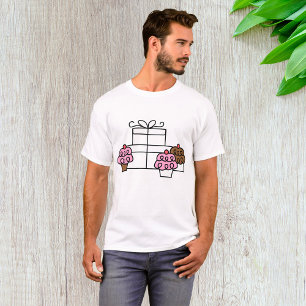 Cupcakes Illustration T-Shirt