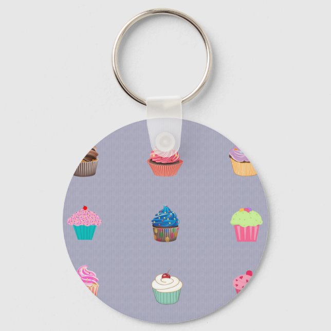 Cupcakes Key Ring (Front)