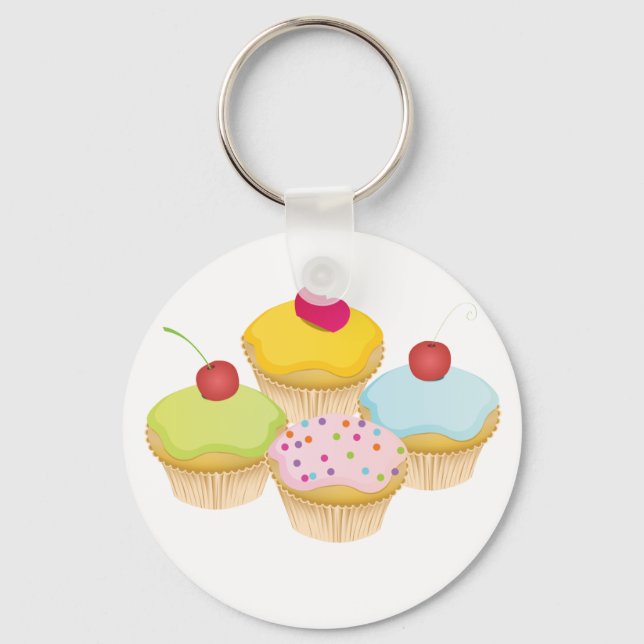 Cupcakes Key Ring (Front)