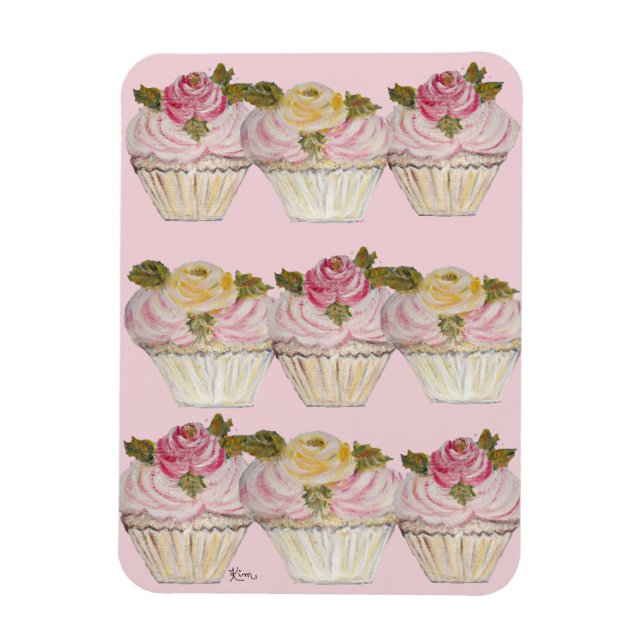 ~ Cupcakes ~ Magnet (Vertical)