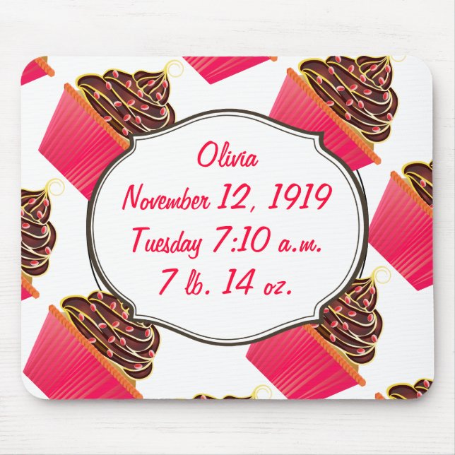 Cupcakes Mouse Pad (Front)