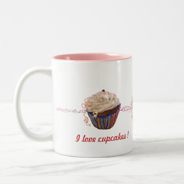 Cupcakes Mug - customise (Left)