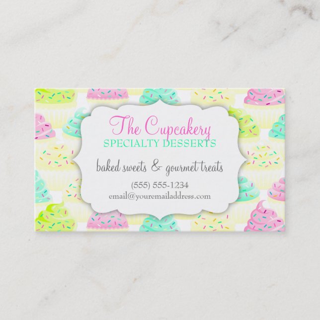 Cupcakes N Sprinkles Coupon Discount Card (Front)