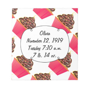 Cupcakes Notepad