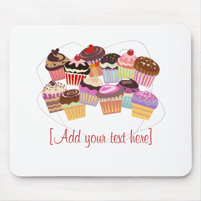 Cupcakes paradise mouse pad (Front)