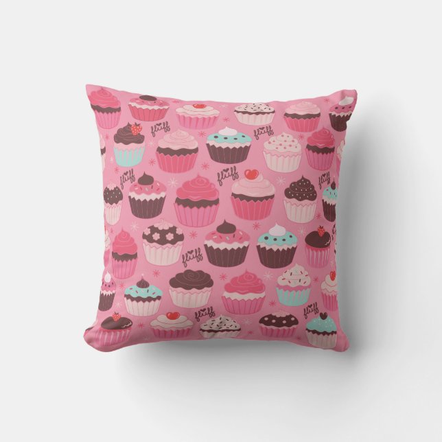 Cupcakes Pillow by Fluff (Front)