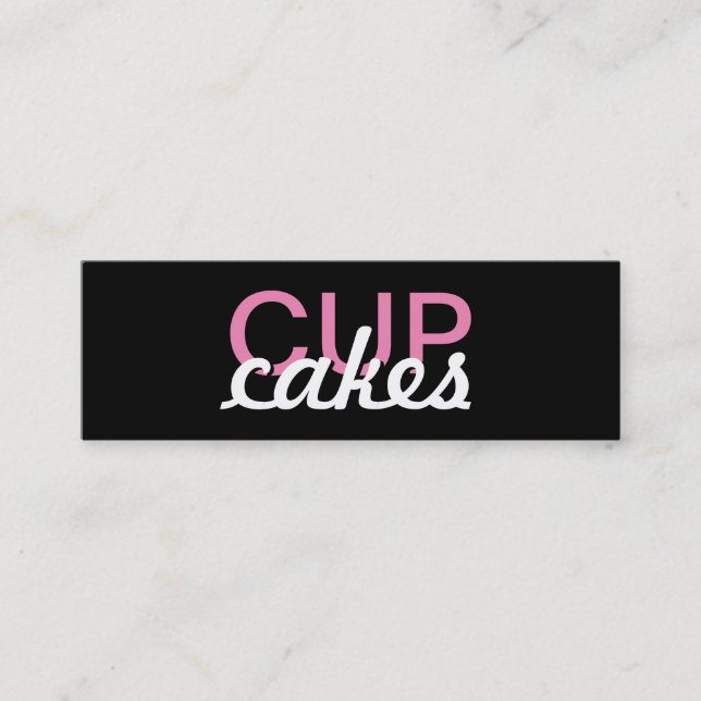 cupcakes punch card (Front)