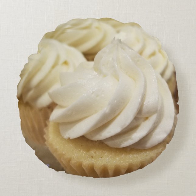 Cupcakes Round Cushion (Front)