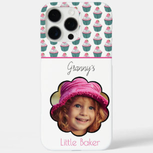 Cupcakes Scalloped Custom Photo Template Name iPhone 16 Pro Max Case