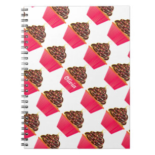 Cupcakes Spiral Notebook