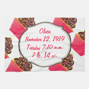 Cupcakes Tea Towel