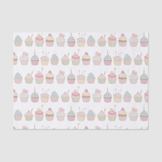 Cupcakes Tissue Paper (Front)
