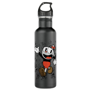 Cuphead Character Sketches  710 Ml Water Bottle