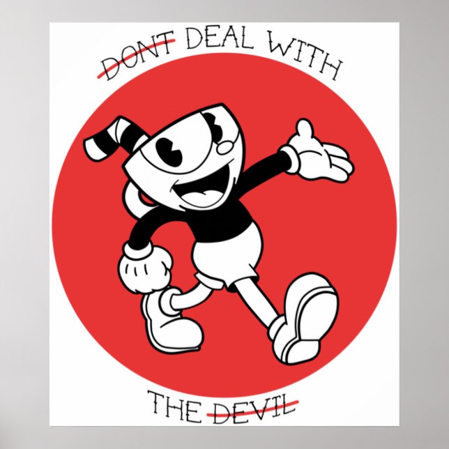 Cuphead- Dont deal with the devil Poster (Front)