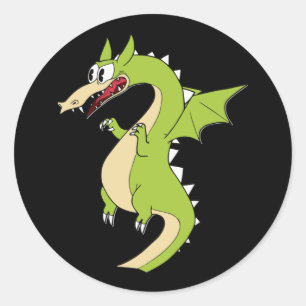 Cuphead Dragon (grim Matchstick) Sticker 