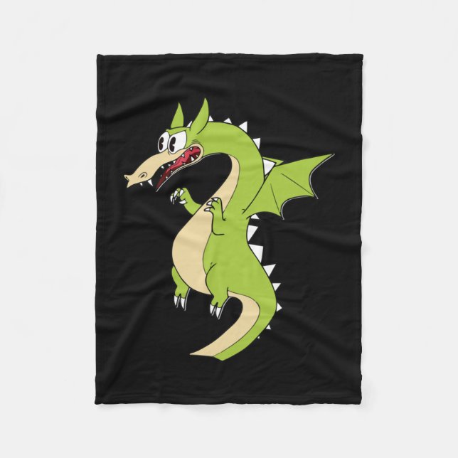 Cuphead Dragon (grim Matchstick) Sticker  Fleece Blanket (Front)
