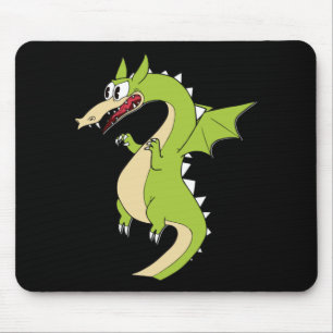 Cuphead Dragon (grim Matchstick) Sticker  Mouse Pad