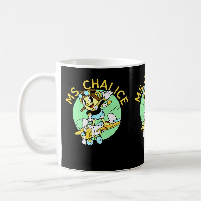 Cuphead The Delicious Last Course Ms. Chalice Plan Coffee Mug (Left)