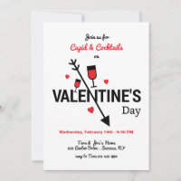 Cupid and Cocktails Valentine's Day 
