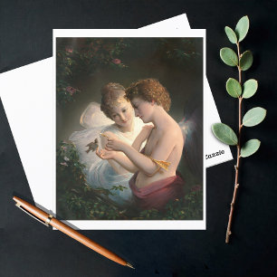Cupid and Psyche, Louis Prang  Postcard