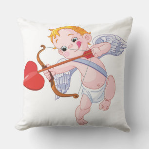 Cupid Angel Throw Pillow