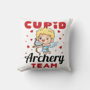 Cupid Archery Team Cute Valentine's Day Cushion