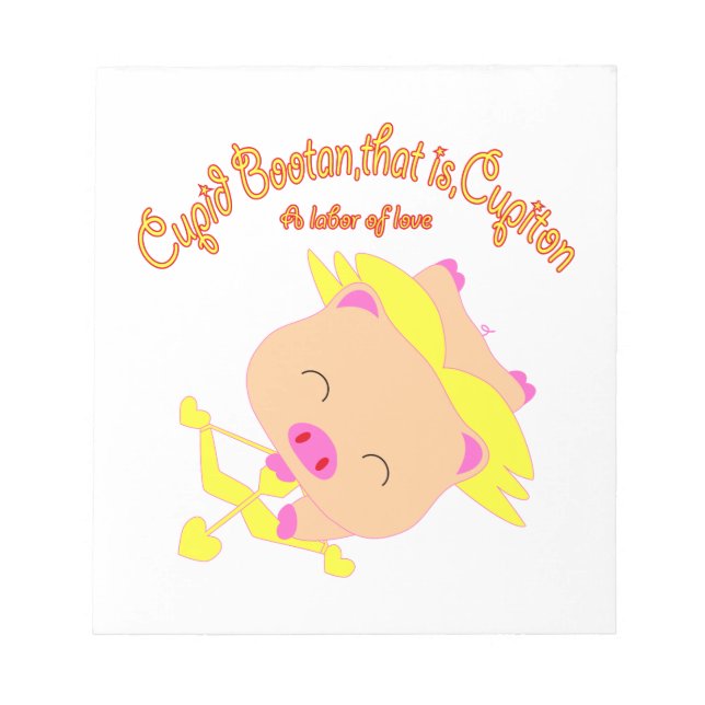 Cupid Bootan Notepad (Front)