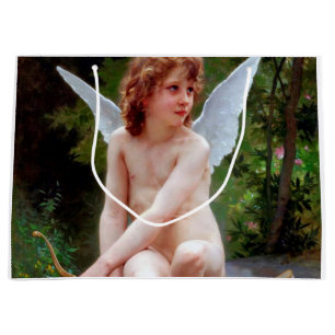 Cupid, Bouguereau Large Gift Bag