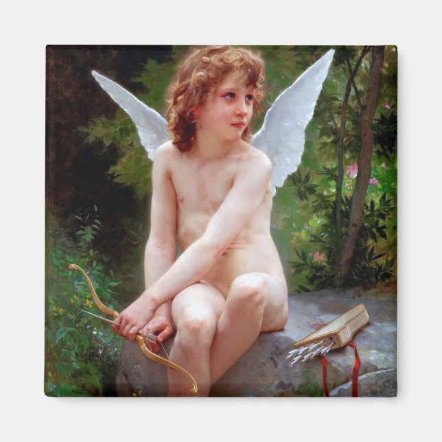 Cupid, Bouguereau Magnet (Front)