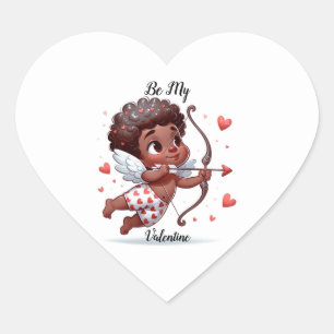 Cupid Charm Heart Sticker