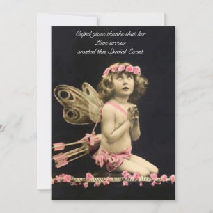 Cupid Cordially Invites You - Wedding Invitation