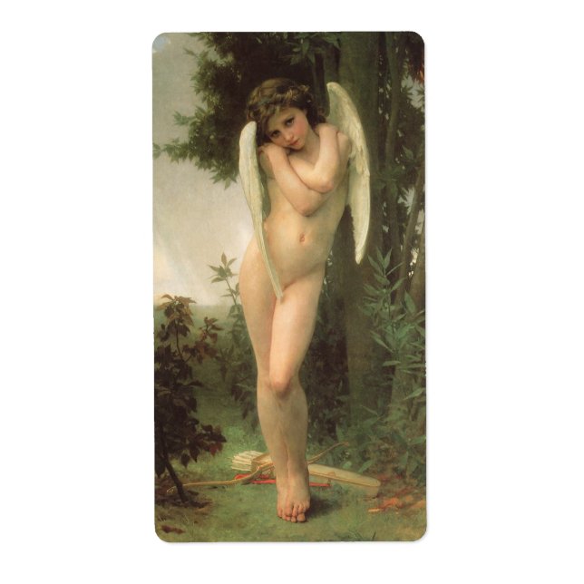 Cupid (Cupidon) Angel Portrait by Bouguereau (Front)