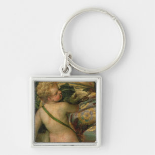 Cupid, detail from Venus and Adonis, 1580 Key Ring