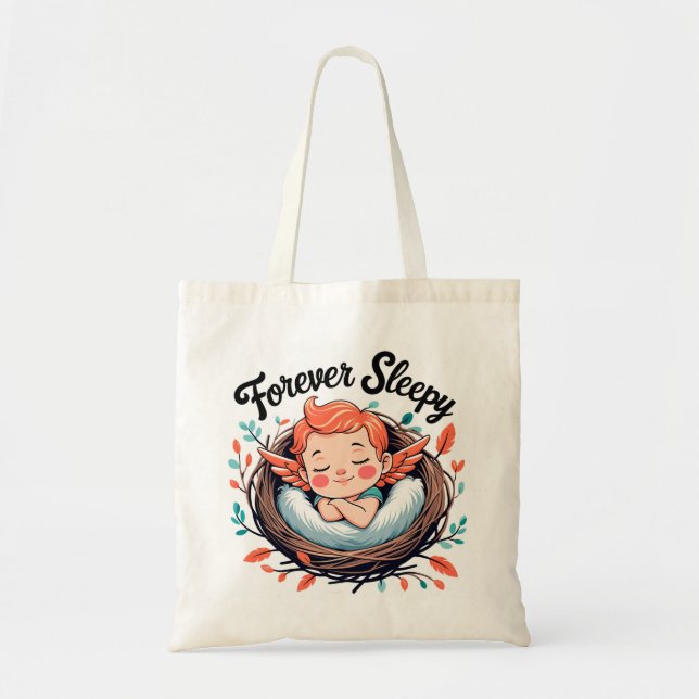 Cupid: Forever Sleepy Tote Bag (Front)