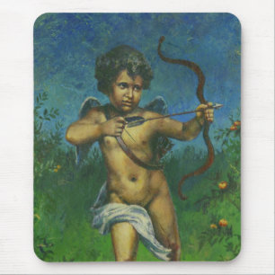 Cupid fresco Design Mouse Pad