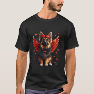 Cupid German Shepherd Valentine's Day Dog Lover Gi T-Shirt