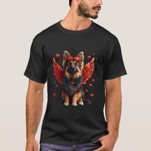 Cupid German Shepherd Valentine's Day Dog Lover Gi T-Shirt