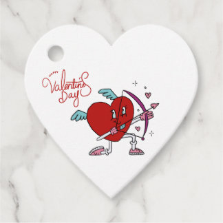 CUPID HEART FAVOUR TAGS