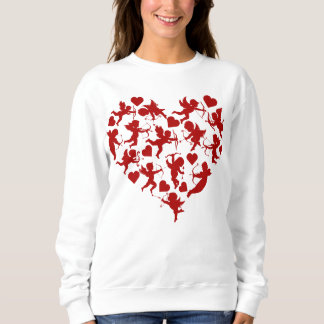 Cupid Hearts Valentine's Day Romantic Sweatshirt
