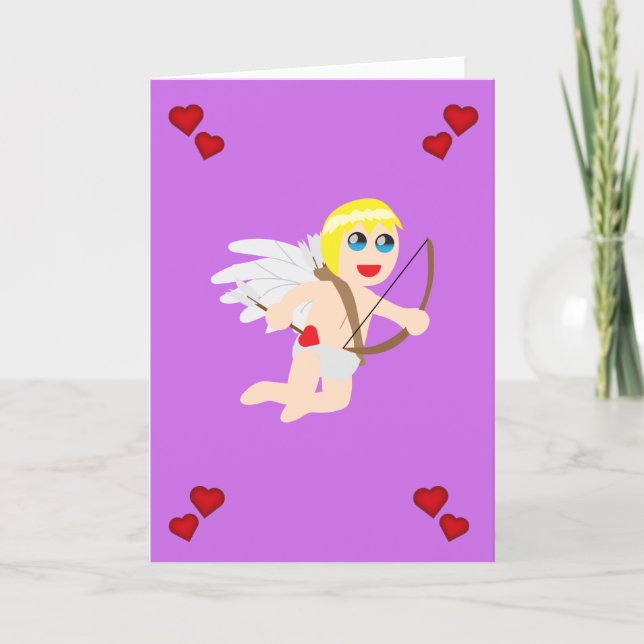 Cupid isn't Stupid, he has great taste Card (Front)