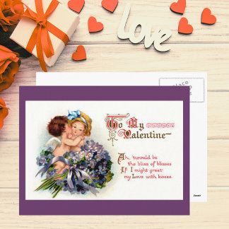 Cupid Kids Postcard