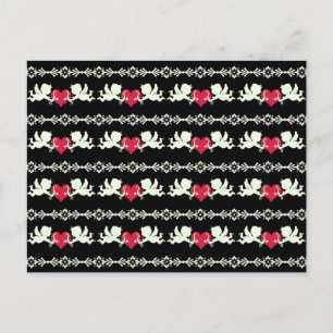 Cupid Pattern Postcard